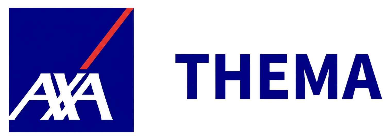 Logo AXA Thema, partenaire du groupement de courtiers Codexpert