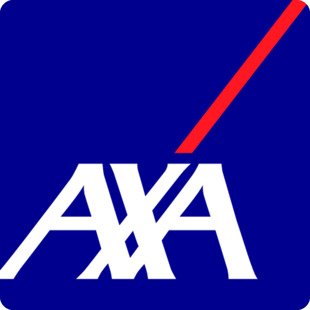 Logo AXA, partenaire du groupement de courtiers Codexpert